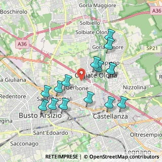 Mappa 21057 Olgiate Olona VA, Italia (1.80133)