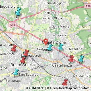 Mappa 21057 Olgiate Olona VA, Italia (2.995)