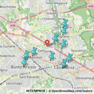 Mappa 21057 Olgiate Olona VA, Italia (1.94091)