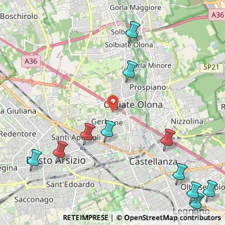 Mappa 21057 Olgiate Olona VA, Italia (3.10364)
