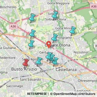 Mappa 21057 Olgiate Olona VA, Italia (1.84545)
