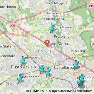 Mappa 21057 Olgiate Olona VA, Italia (3.52545)