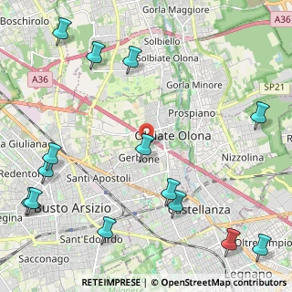 Mappa 21057 Olgiate Olona VA, Italia (3.07071)