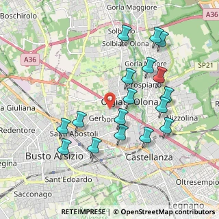 Mappa 21057 Olgiate Olona VA, Italia (1.95471)