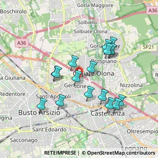 Mappa 21057 Olgiate Olona VA, Italia (1.75765)