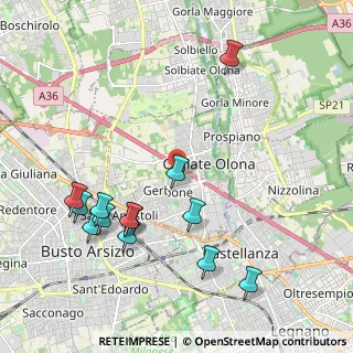 Mappa 21057 Olgiate Olona VA, Italia (2.27308)