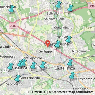 Mappa 21057 Olgiate Olona VA, Italia (3.07077)