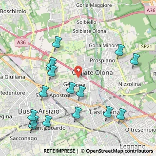 Mappa 21057 Olgiate Olona VA, Italia (2.53688)