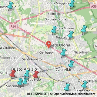 Mappa 21057 Olgiate Olona VA, Italia (3.38)