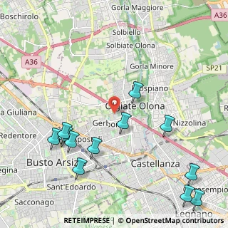 Mappa 21057 Olgiate Olona VA, Italia (2.59417)