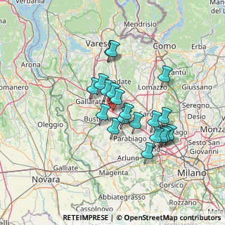 Mappa 21057 Olgiate Olona VA, Italia (11.0905)