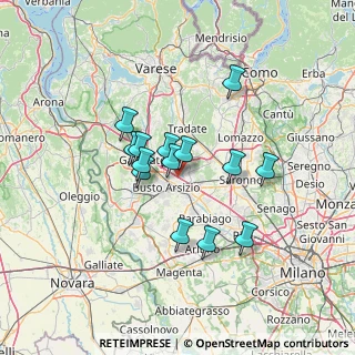 Mappa 21057 Olgiate Olona VA, Italia (10.59)