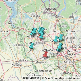 Mappa 21057 Olgiate Olona VA, Italia (10.88294)