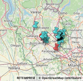 Mappa 21057 Olgiate Olona VA, Italia (9.811)