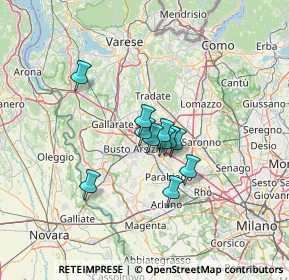 Mappa 21057 Olgiate Olona VA, Italia (8.34545)