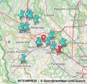 Mappa 21057 Olgiate Olona VA, Italia (6.68214)