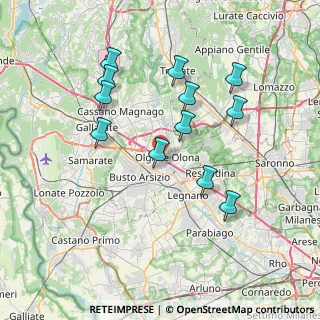 Mappa 21057 Olgiate Olona VA, Italia (7.19917)