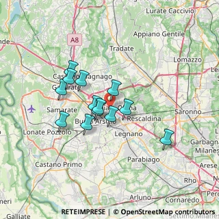 Mappa 21057 Olgiate Olona VA, Italia (5.34923)