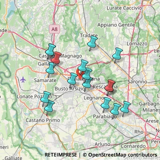 Mappa 21057 Olgiate Olona VA, Italia (6.89824)