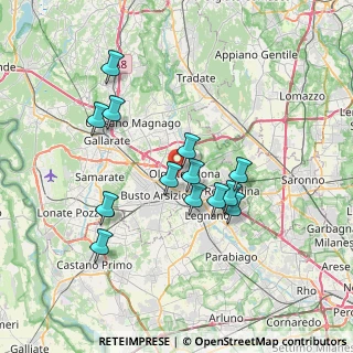 Mappa 21057 Olgiate Olona VA, Italia (6.27154)