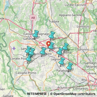 Mappa 21057 Olgiate Olona VA, Italia (6.12909)