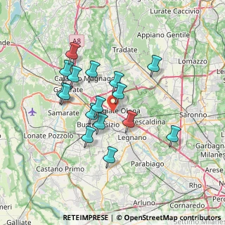 Mappa 21057 Olgiate Olona VA, Italia (6.24688)