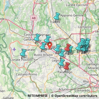 Mappa 21057 Olgiate Olona VA, Italia (8.4935)