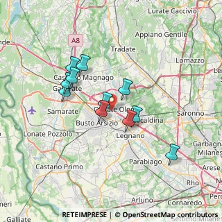 Mappa 21057 Olgiate Olona VA, Italia (5.87182)