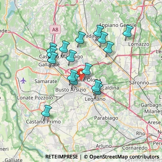 Mappa 21057 Olgiate Olona VA, Italia (6.50188)