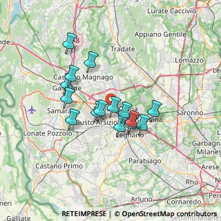 Mappa 21057 Olgiate Olona VA, Italia (5.54067)