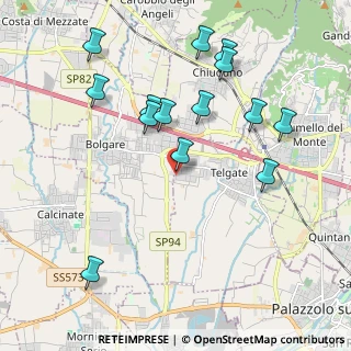 Mappa Via I Maggio, 24060 Telgate BG, Italia (2.11643)