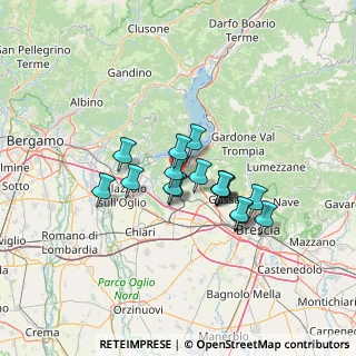 Mappa Via Inquine, 25050 Provaglio d'Iseo BS, Italia (9.74941)