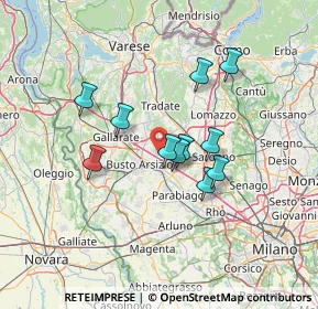 Mappa Via Nazzario Sauro, 21050 Marnate VA, Italia (10.83636)