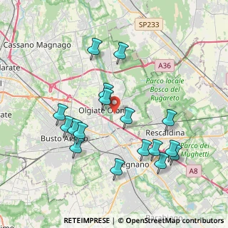 Mappa Via Nazzario Sauro, 21050 Marnate VA, Italia (3.92882)