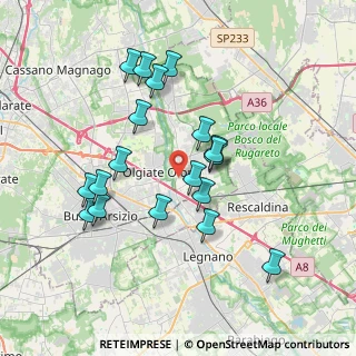 Mappa Via Nazzario Sauro, 21050 Marnate VA, Italia (3.43316)