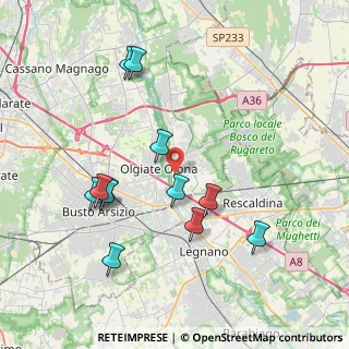 Mappa Via Nazzario Sauro, 21050 Marnate VA, Italia (3.95667)