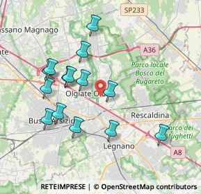 Mappa Via Nazzario Sauro, 21050 Marnate VA, Italia (3.64429)