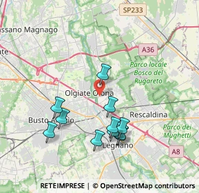 Mappa Via Nazzario Sauro, 21050 Marnate VA, Italia (3.57909)