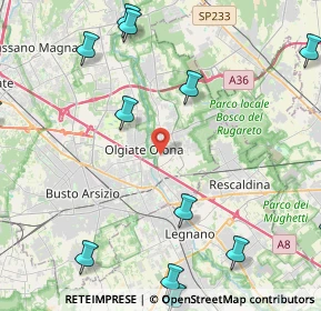 Mappa Via Nazzario Sauro, 21050 Marnate VA, Italia (7.0285)