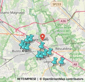 Mappa Via Nazzario Sauro, 21050 Marnate VA, Italia (3.65333)