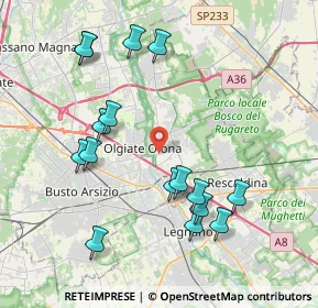 Mappa Via Nazzario Sauro, 21050 Marnate VA, Italia (4.16875)