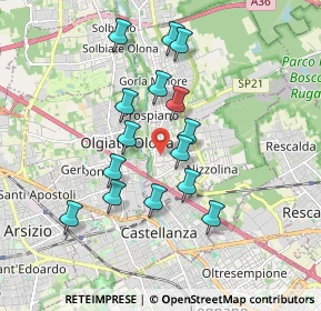 Mappa Via Nazzario Sauro, 21050 Marnate VA, Italia (1.59733)