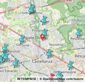 Mappa Via Nazzario Sauro, 21050 Marnate VA, Italia (3.25)