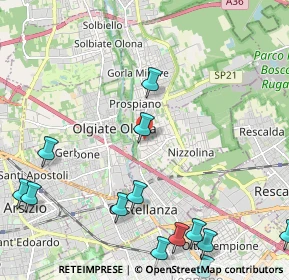 Mappa Via Nazzario Sauro, 21050 Marnate VA, Italia (2.95231)