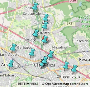 Mappa Via Nazzario Sauro, 21050 Marnate VA, Italia (2.12)