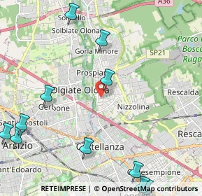 Mappa Via Nazzario Sauro, 21050 Marnate VA, Italia (3.00636)