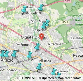 Mappa Via Nazzario Sauro, 21050 Marnate VA, Italia (2.72667)