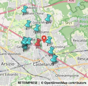 Mappa Via Nazzario Sauro, 21050 Marnate VA, Italia (1.68533)