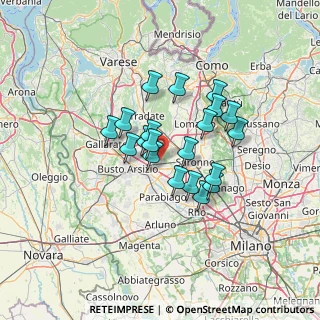 Mappa Via Pineta, 20027 Rescaldina MI, Italia (10.051)