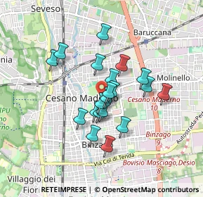 Mappa 20031 Cesano Maderno MB, Italia (0.6495)